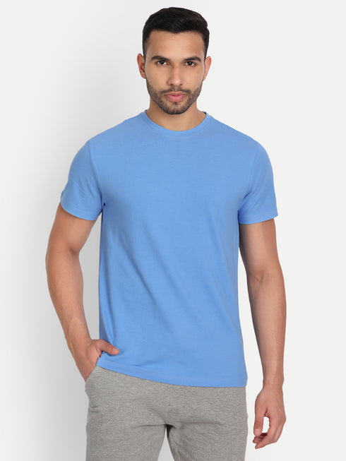 Men's Crew Neck AIRTEX Tee Turquoise